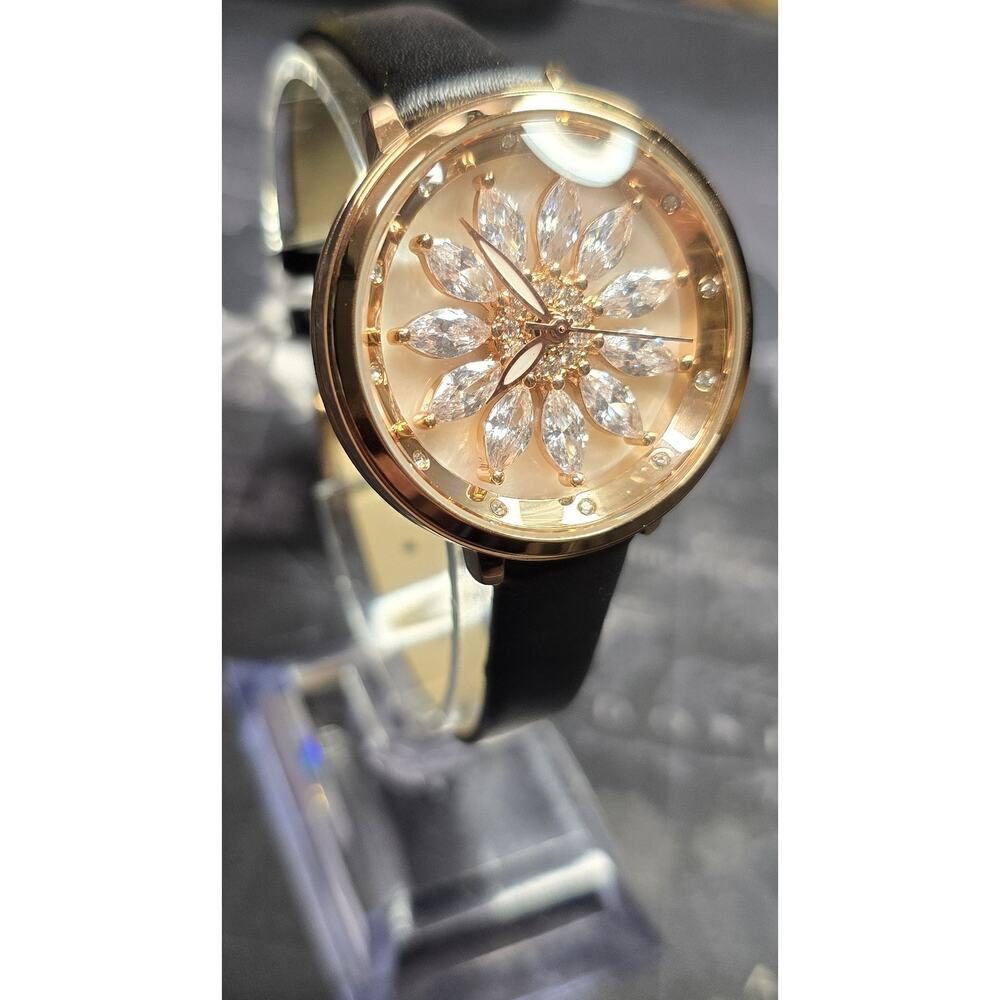 Invicta Celestial 70358 Women's 34mm Rose Gold Spinning Crystal Watch NWT (137) - Picture 3 of 3